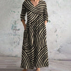 Ella - Vintage Striped Dress