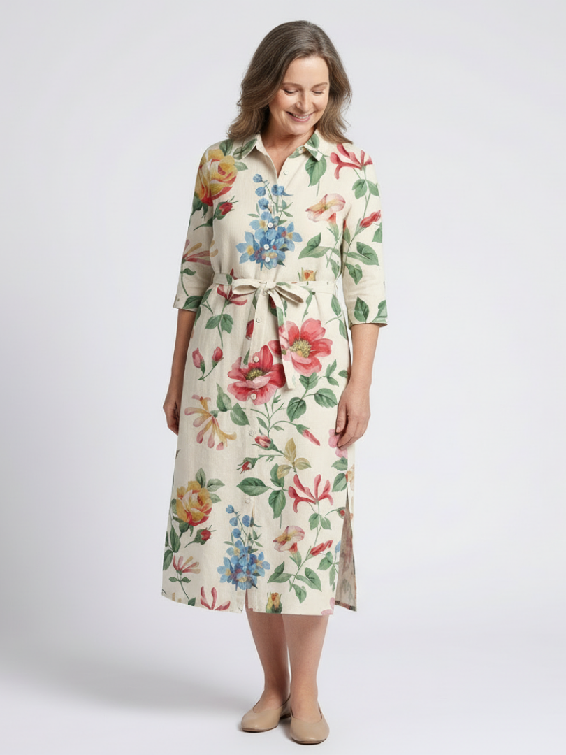 Ophelia | Polished Midi Dress For Every Day