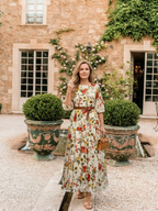 Marilyn | Elegant Maxi Dress With Belt