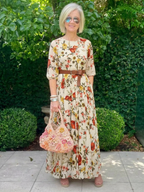 Marilyn | Elegant Maxi Dress With Belt