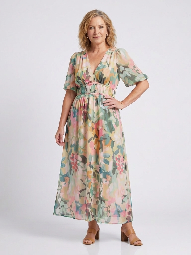 Ruby | Comfortable Midi With Flattering Gathers
