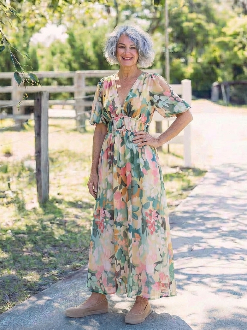 Ruby | Comfortable Midi With Flattering Gathers