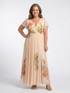 Amelia | Elegant Pleated Maxi Dress